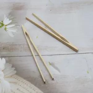 대나무 집게 다용도 주방 요리 조리 재사용 차도구 찻잔