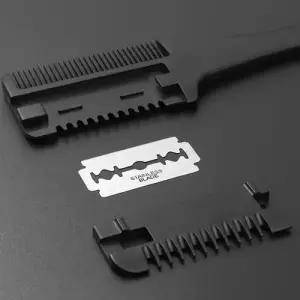 헤어 다듬기 제모 빗 숱치기 도구 헤어소품 1개 WFLN0R7