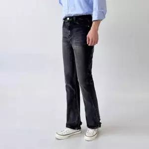 남성 세미와이드 부츠컷 청바지 데님 팬츠 하체 슬림핏