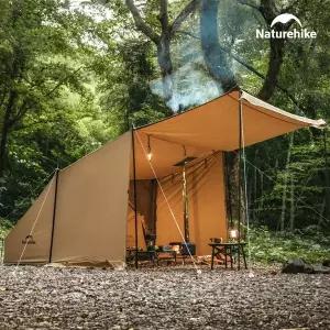 [네이처하이크] 마운틴 스트림 텐트 TC 폴리코튼 쉘터 사계절 전면확장 난연