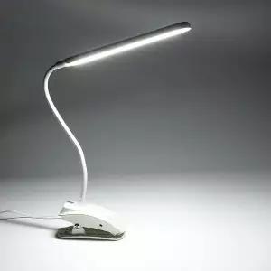 LED NJC597S6 클리핀 미니 집게 스탠드 화이트 탁상조명
