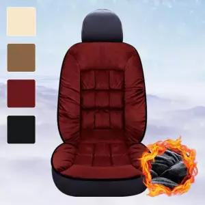 차량용 방석 겨울 극세사 보온 패딩 커버 카시트