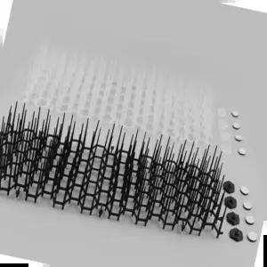 스파이크 비둘기퇴치망 까마귀 버드 실외기 410X140