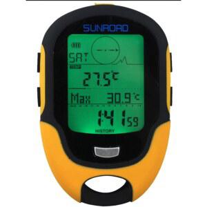 기압 고도 측정기 휴대용 실외 토목 FR500 AS510 옐로우 습도 정밀 차압계