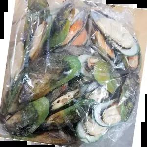 제철해산물 업소용 식자재 재료 냉동홍합 하프쉘 자숙 냉동 800g