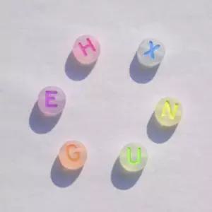 공예 알파벳 이니셜 팔찌 비즈 재료 WF521B4