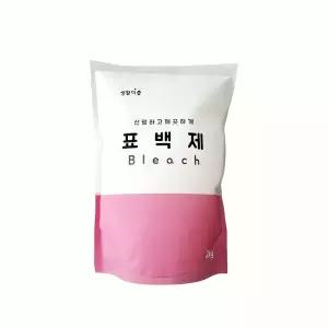 얼룩제거 세탁 표백제 2kg 세제 클리 너 얼룩 제 전문 세탁기 표백 솔루션 액 청소