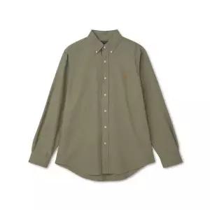 [폴로 랄프 로렌]POLO RALPH LAUREN 커스텀핏 가먼트 다이 옥스포드 셔츠 - 그린 MNPOWOV16822777-300 8...