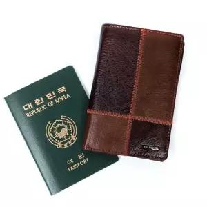 MJ552 블루마운트 남녀공용 소가죽 여권지갑 장지갑 W621AEE