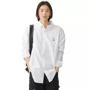 [폴로 랄프 로렌]POLO RALPH LAUREN White Collection 커스텀핏 클래식 옥스포드 셔츠 - 화이트 MNPOWOV...