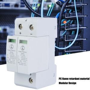 2P 40KA 서지 보호 장치 DC 태양광 번개 저전압 방전기 1000V