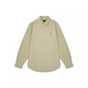[폴로 랄프 로렌]POLO RALPH LAUREN 커스텀 핏 가먼트 다이 옥스포드 셔츠-베이지카키 MNPOWOV16824066-...