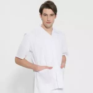 기획상품 미화복 위생셔츠 작업상의 추천템 위생복 TC45수 공장상의 단체복상의 반팔셔츠 화이트