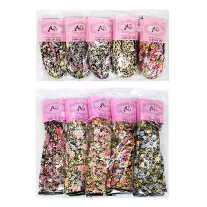 아름다운 태극 9728 플라워 금장 기모버선 양말