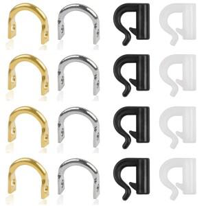 낚시 클리비스 이지 스핀 스피너 스푼 스피너베이트 황동/플라스틱 블레이드 루어 액세서리 40 개