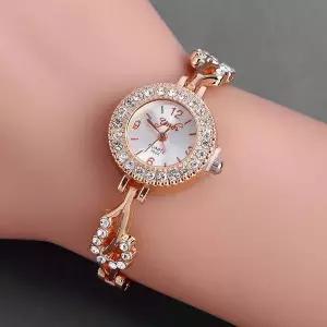 [콩심팥심]러블리 겸용 손목시계 큐빅 생활방수 팔찌 여성시계