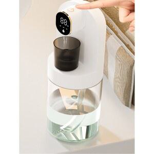 리스테린 자동 구강세정제 디스펜서 600ml 마그네틱컵 화이트 터치리스