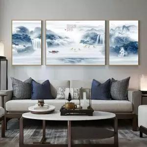 대형 동양화 액자 한옥 캔버스 꽃그림 산수화 사무실 풍수 수묵화 유화그림 소나무 풍경 현관