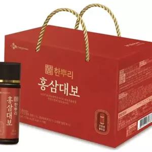 홍삼대보 CJ제일제당 한뿌리 10병 100MLx