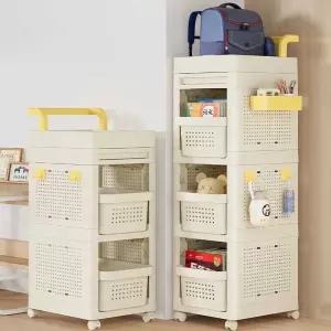 책상 책장 사이드 이동식책장 학원 학생방 트롤리