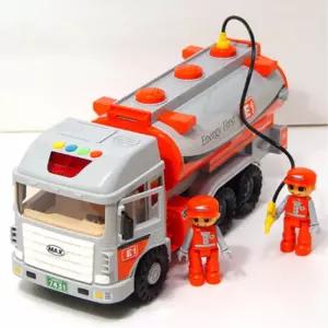 유아 대형 유조차 불빛 소리 자동차 조작 동작 장난감 남자아이 공사차 아기선물