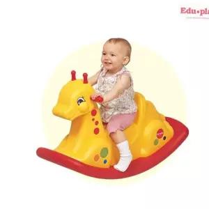 아기말타기 흔들기린 아기 유아 장난감 말 말타기 시소 흔들말