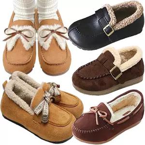 모카신 여성 단화 로퍼 플랫슈즈 털단화 털로퍼 겨울 털신 스웨이드 기모안감 슬립온 방한화 방한 메리제인 플랫 신발 키높이 통굽 소가죽 발편한 여자