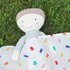 [텐바이텐]르우홈 스텝원! 베어 인견 천연소재 블랭킷 무릎담요 or 여름 이불