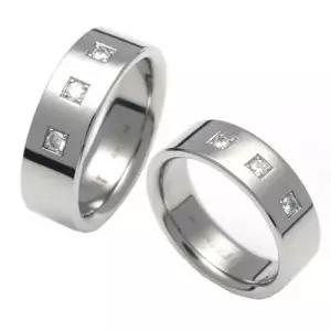 T-212 DIA CO 다이아몬드 티타늄 커플링 반지 이니셜무료 무료배송 맞춤제작 평생AS