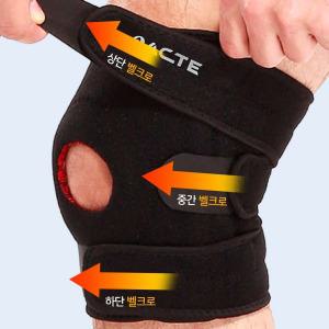 액트 네오프렌 DBL 더블락 무릎보호대 1개-미끄럼방지,공기순환 펀칭원단 등산 운동 일상생활 보호용품