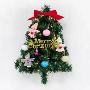 [텐바이텐]크리스마스 미니 인형 벽트리 만들기 DIY키트 풀세트 하프벽트리 겨