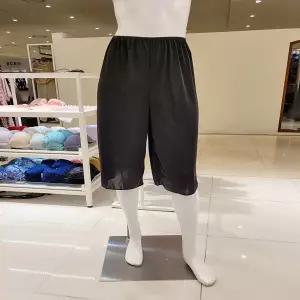 [비비안]블랙 정전기방지 실키촉감 수입 베가스무스 8부 실크속바지 약72cm (HS5545)