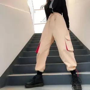 교복몰 UP 포켓 밴딩팬츠 (블랙) 밴딩팬츠 여자바지 Ujn1+8QYt