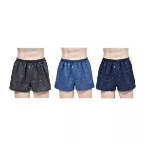 통기성 좋은 남성 순면 트렁크 팬티 3매자 사각 인견 세트 속옷