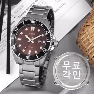 [카시오]무료각인 카시오 MDV-107D-5A 정장캐쥬얼 남자메탈시계 d