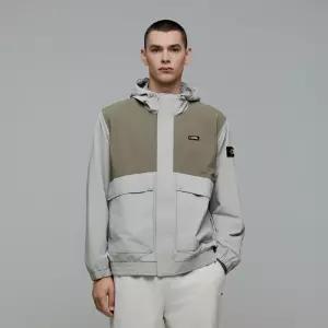 내셔널지오그래픽 N243UFT060 카프라 바람막이 후드 점퍼 AGATE GREY 1455535