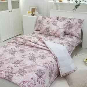 여름침구세트 시원한소재 에스닉리프패턴 이불패드세트  SS 와인  부드러운침구세트