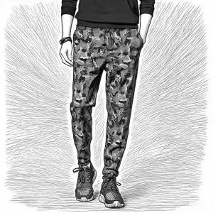 전술바지 밀리터리바지 작업복 바지 팬츠 전투복 서바이벌 2025년 니치 카모플라주 루즈핏 자유로운 착용감