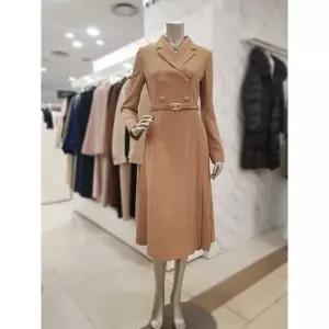 [하프클럽/] 세이브존01 카라넥 플리츠 디테일 원피스 MYAAWO2190A