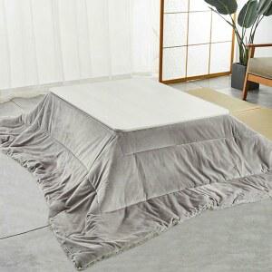 GFXYQPDNV 일본 코타츠 테이블 담요 4PCS 세트, 발 다리 온열 커피 테이블, 다다미 침대 겨울 난방 따뜻한 나무 사각 스토브 이불 책상, 거실/사무실용