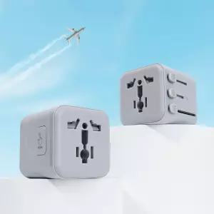 멜리언스 해외 여행용 일본 중국 유럽 미니 멀티어댑터 전세계용