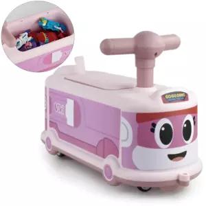 여아 고고다이노 타는 자동차 실내 무소음 아기 붕붕카 어린이 유아장난감 키즈