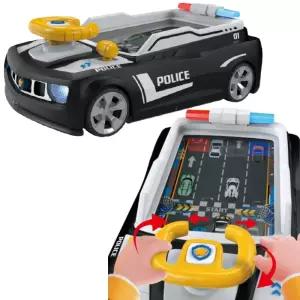유아 운전놀이 자동차 게임 핸들 경찰차 장난감 블랙 아동완구 어린이 아기 키즈