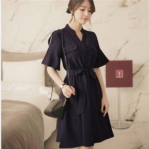 시크라인 XL까지 누엘라 원피스 OPS+BELTCLHAO13