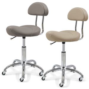 뷰티 71번 루쏘 승마형 등 보조의자  모에타 승마 미용실 다용도 인테리어 의자