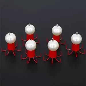 [하프클럽/머털낚시]쭈꾸미 애자 세트 6개입 쭈꾸미볼 레드훅