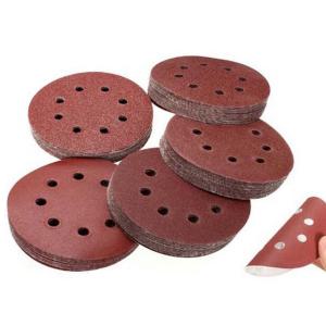 원형사포 125mm 8홀사포 샌딩사포 전동드릴 샌딩페이퍼 빼빠 페파