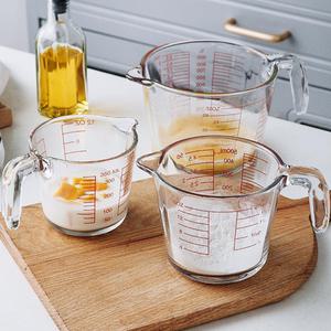 푸로레드 강화유리 계량컵 비커 전자렌지용기 오븐사용 350ml / 500ml / 1000ml