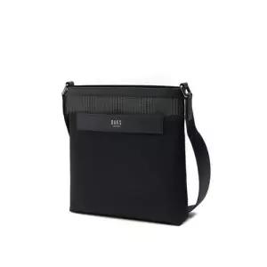 [롯데백화점]닥스 액세서리 LL[쇼핑백동봉]블랙 로고 부분 체크 크로스백 DBBA4E332