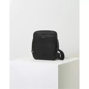 [롯데백화점]닥스 액세서리 LL[선물포장][GREAT HOUSE CHECK] 블랙 하우스 체크 소가죽 크로스백 DBBA4E309